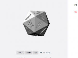 rpg polyhedral dice set wood carved style 3D Принт Модель