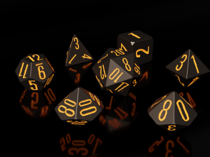 rpg polyhedral dice set wood carved style 3D Принт Модель