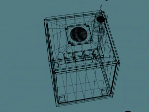 toon aircraft - airship 3D Model