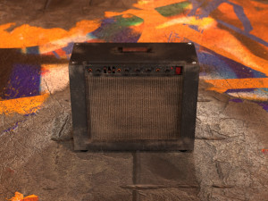 Guitar Amp - Unbranded Model 3D