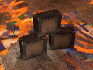 Guitar Amp - Unbranded Model 3D