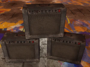 Guitar Amp - Unbranded 3D Model
