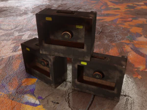 Guitar Amp - Unbranded 3D Model