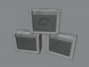Guitar Amp - Unbranded Model 3D