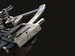 Sextante de Precis&atilde;o - Vintage Modelo 3D