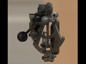 Precision Sextant - Vintage 3D Model