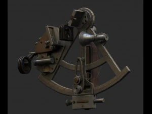 Precision Sextant - Vintage 3D Model