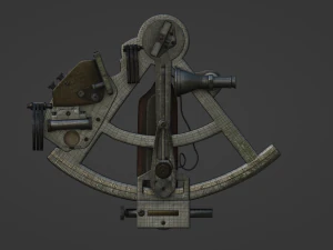 Precision Sextant - Vintage 3D Model