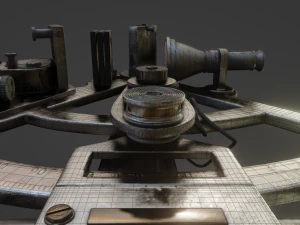 Precision Sextant - Vintage 3D Model