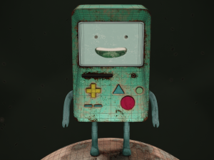 Stylized BMO - BeeMO 3D Model