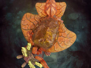 Fantasy Creature Design - Sunterpillar 3D Model