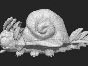 Fantasy Creature Design - Sunterpillar 3D Model