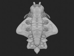 Fantasy Creature Design - Sunterpillar 3D मॉडल