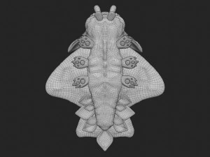 Fantasy Creature Design - Sunterpillar 3D Model