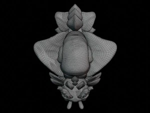 Fantasy Creature Design - Sunterpillar 3D Model