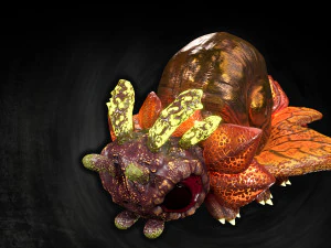 Fantasy Creature Design - Sunterpillar 3D Model