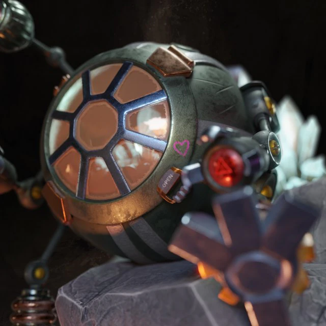 Bergbau-Mech 3D Modell .c4d .max .obj .3ds .fbx .stl .blend 