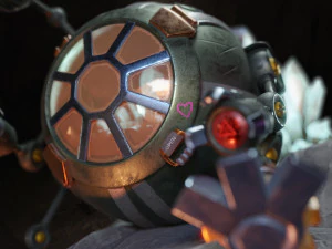 Bergbau-Mech 3D Modell