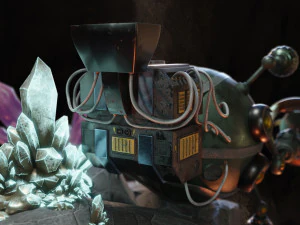 Bergbau-Mech 3D Modell