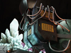 Bergbau-Mech 3D Modell