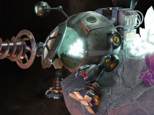 Bergbau-Mech 3D Modell