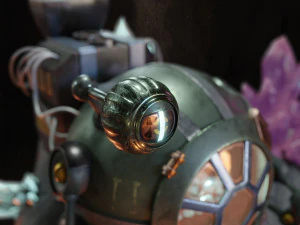 Bergbau-Mech 3D Modell