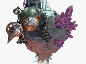 Bergbau-Mech 3D Modell