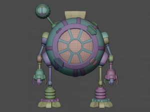 Bergbau-Mech 3D Modell