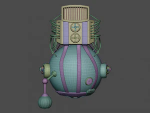 Bergbau-Mech 3D Modell