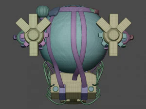 Bergbau-Mech 3D Modell