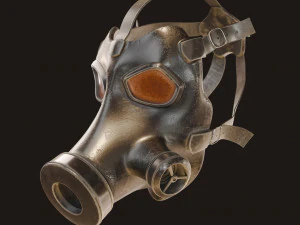 Gas Mask Military v2 3D Model