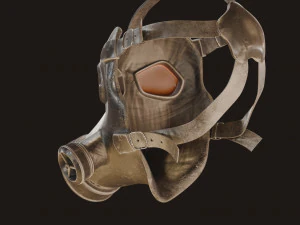Gas Mask Military v2 3D Model