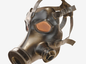 Gas Mask Military v2 3D 模型