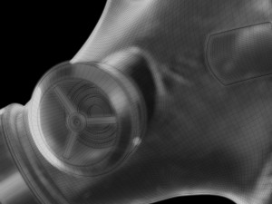 Gas Mask Military v2 3D 模型