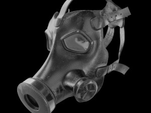 Gas Mask Military v2 3D 模型