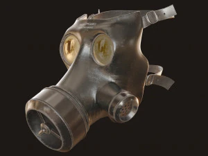 Gas Mask Military 3D Model