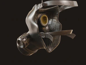 Gas Mask Military 3D Model
