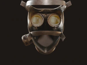 Gas Mask Military 3D Model