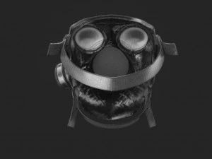 Gas Mask Military 3D Model