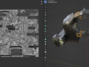 Gas Mask Military 3D Model