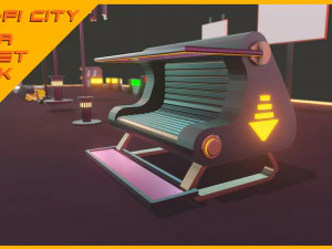 Scifi City Mega Asset Pack 3D Model