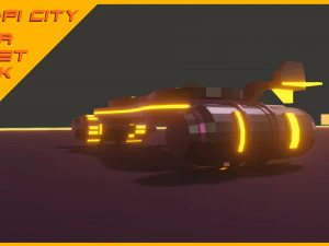 Scifi City Mega Asset Pack 3D Model