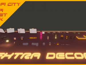 Scifi City Mega Asset Pack 3D 模型