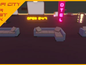 Scifi City Mega Asset Pack 3D Model