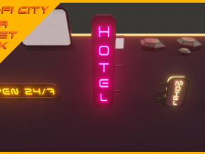 Scifi City Mega Asset Pack 3D 模型