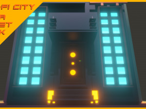 Scifi City Mega Asset Pack 3D 模型