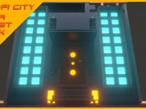 Scifi City Mega Asset Pack 3D Model