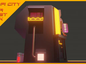 Scifi City Mega Asset Pack 3D Model