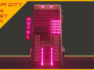 Scifi City Mega Asset Pack 3D 模型