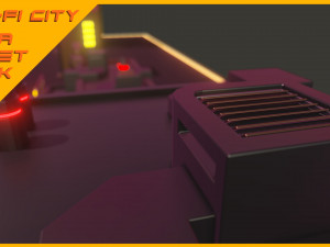 Scifi City Mega Asset Pack 3D 模型